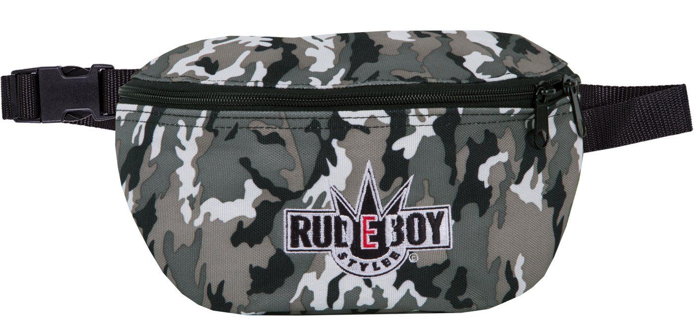 Rudeboy Stylee Bauchtasche Hüfttasche Classic mit Stick für Erwachsene und Kinder, mit Reißverschlussfach auf der Rückseite von Rudeboy Stylee