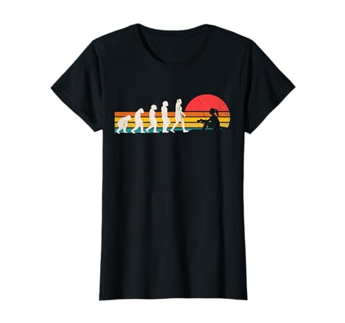 Ruderboot Evolution Ruderer Frauen Mädchen Rudersport Rudern T-Shirt von Rudern Zubehör Ruderhandschuhe Ruderverein Mädchen