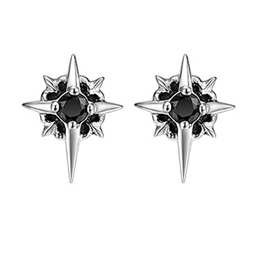 Punk Strong Magnet Ohrclip Stern Nicht Piercing Ohrringe Betrüger Gefälschte Ohrmessgeräte Edelstahl Clip Ohrringen von Rudiaoa