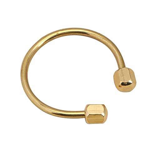 Rudiaoa Messing Schraubverriegelung Schlüsselbund Einfache Messingschlüsselkette Ellipse D Form Keyring Key Hardware Keyring Carabiner Clip Rudiaoa Messing Schraubverriegelung Schlüsselbund Einfache Messingschlüsselkette Ellipse D Form Keyring Key Hardware Keyring Carabiner Clip von Rudiaoa