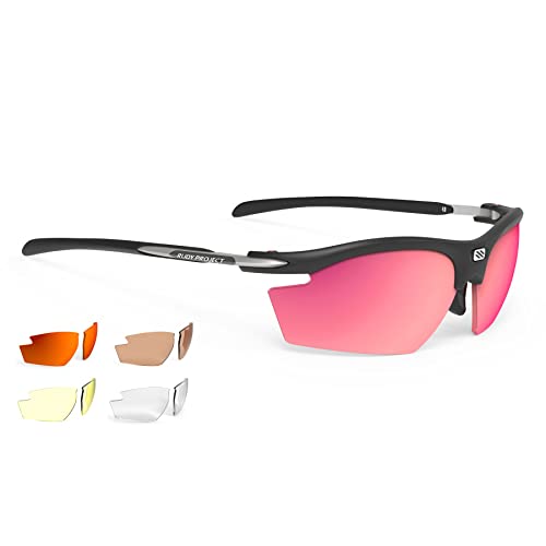 Rudy Project Unisex RYDON Shooting Black-Kit Matte Rac.Red+Ls Copper+Act. Brown+Yellow+Transp. Sonnenbrille von Rudy Project
