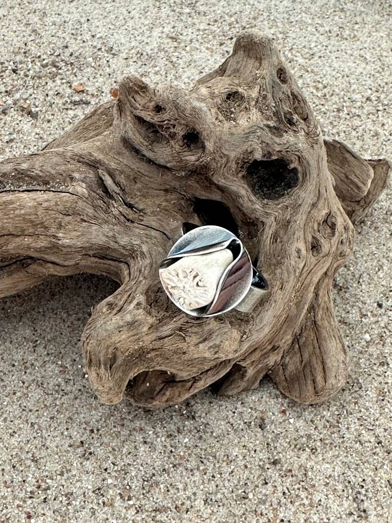 Fossilien Ring von RuegenDesign