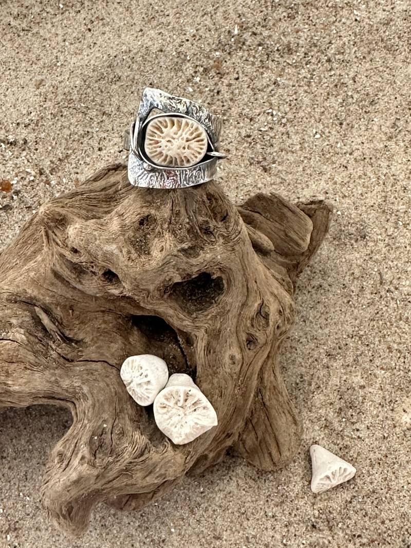 Fossilien Ring von RuegenDesign