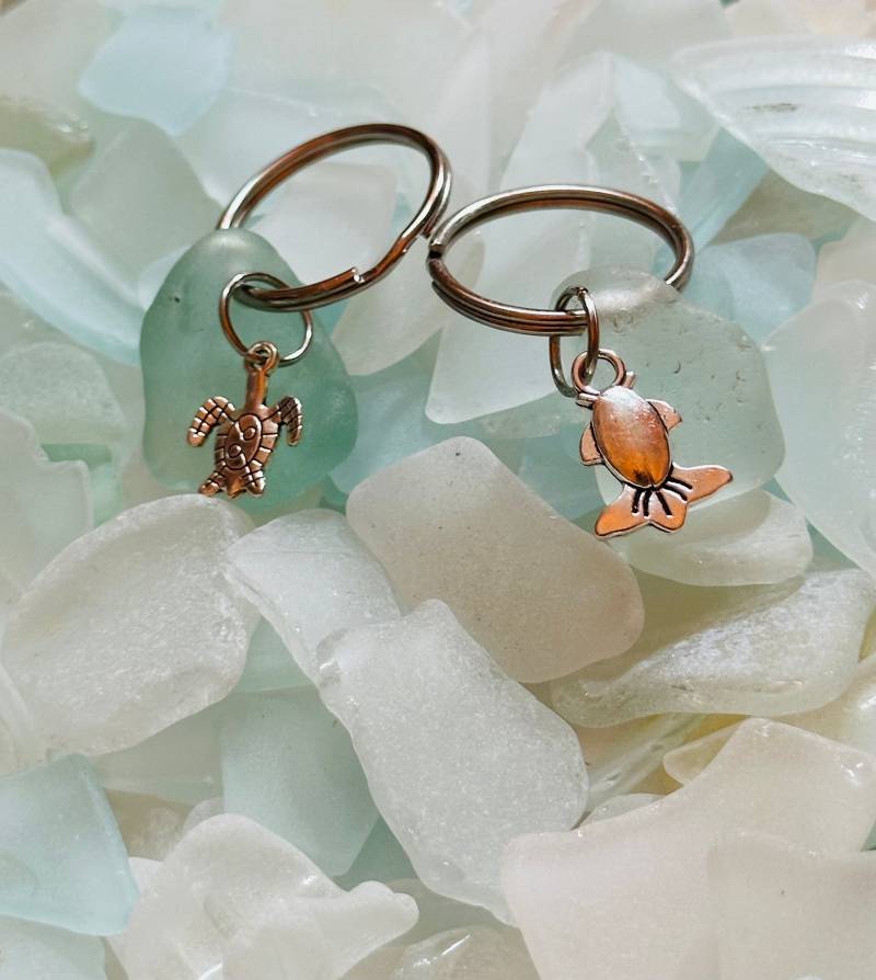 Seeglas Anhänger Set 9 von RuegenDesign