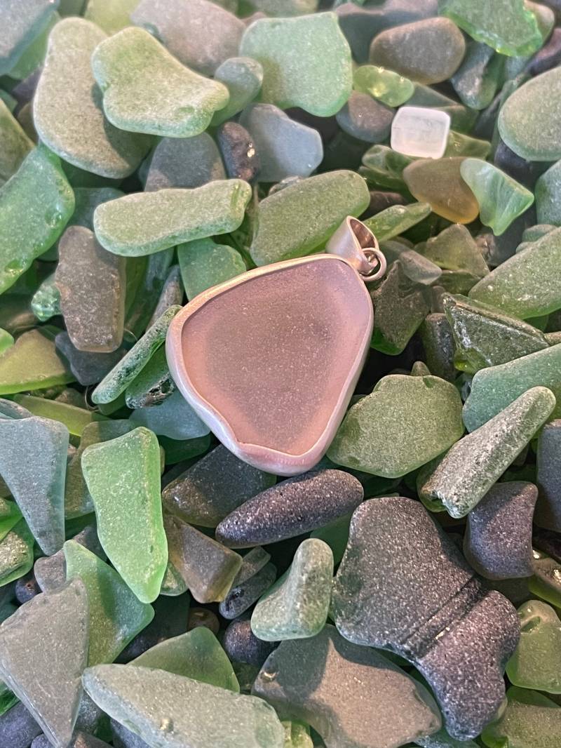 Seeglas Kette Rosé von RuegenDesign