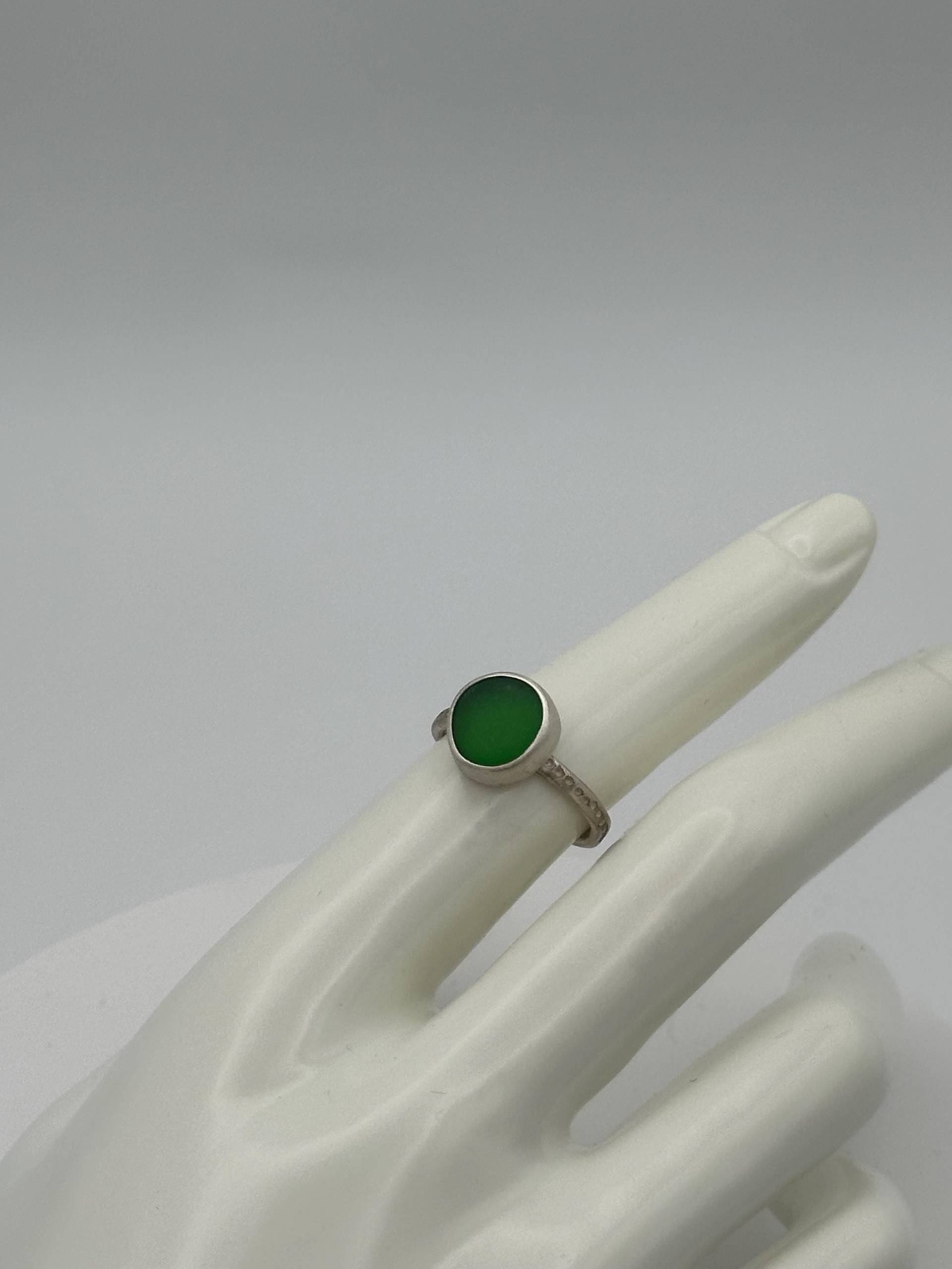 Seeglas Ring Grün Seeglas Ring Grün von RuegenDesign