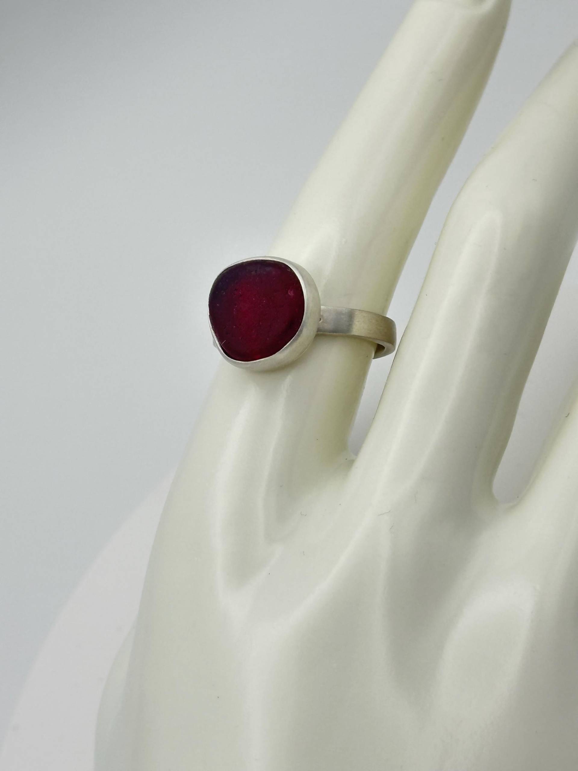 Seeglas Ring Rot Seeglas Ring Rot von RuegenDesign