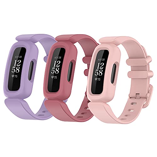 Armband für Fitbit ACE3 Kinder Activity Tracker, Ersatz Silikonarmband für Fitbit Ace 3 Smartwatch (3F) von RuenTech