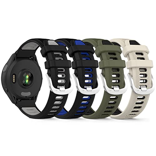 Kompatibel für Kospet Tank M2/T2 Armband, 22mm weiches Silikonarmband für Kospet Tank M2/T2 ersatzarmband (4er Pack A) von RuenTech