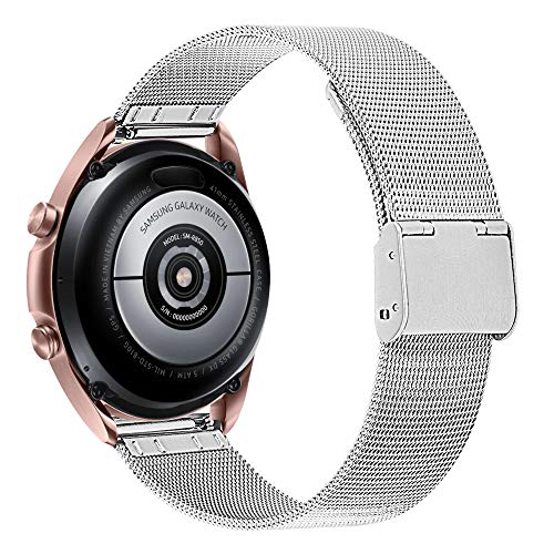 RuenTech 22mm Metall Uhrenarmband kompatibel für für Ice Smart 3.0 1.78"/Ice Smart 2.0 1.96"/Ice Smart 1.85" Armband, Edelstahlarmband für Männer und Frauen (Silber) von RuenTech