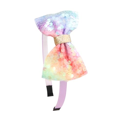 1 Stück Niedliche Pailletten Haar Bögen Stirnbänder für Mädchen 4 Zoll Glitzer Bögen Haar bänder Kinder Haar reifen Kinder Haarschmuck von Rufevee