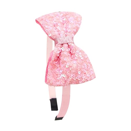 1 Stück Niedliche Pailletten Haar Bögen Stirnbänder für Mädchen 4 Zoll Glitzer Bögen Haar bänder Kinder Haar reifen Kinder Haarschmuck von Rufevee