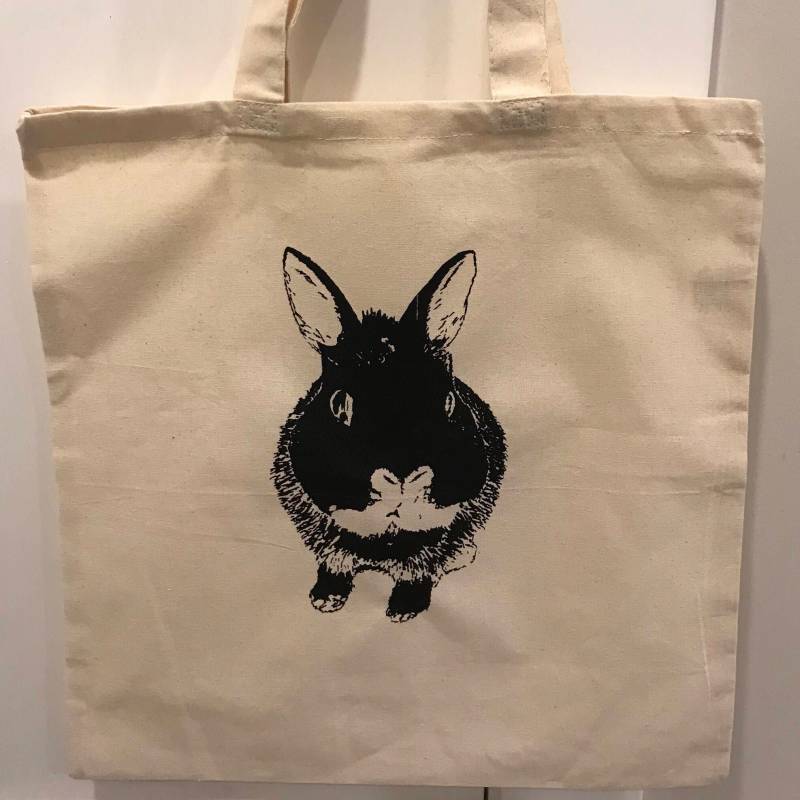 Clevere Bunny Einkaufstasche Clevere Bunny Einkaufstasche von RufusPrints