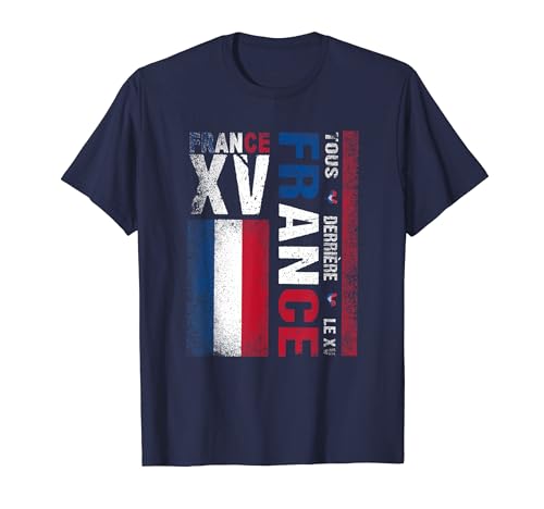 Trikot Rugby Frankreich 2023 Herren Damen Kinder T-Shirt von Rugby France XV 2023