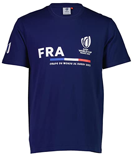 T-Shirt New Zealand – RWC – Offizielle Kollektion der Rugby-Weltmeisterschaft 2023, blau, M von Rugby World Cup