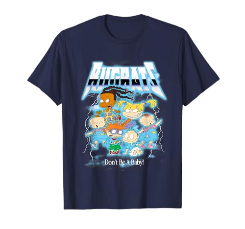 Rugrats Don't Be a Baby Neon Lightning T-Shirt von Rugrats