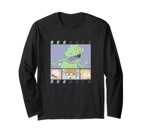 Rugrats Reptar Character Panel Classic Baby Gang Langarmshirt von Rugrats