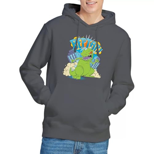Rugrats Unisex Reptar Stomp Hoddie Kapuzenpullover, anthrazit, L Rugrats Unisex Reptar Stomp Hoddie Kapuzenpullover, anthrazit, L von Rugrats