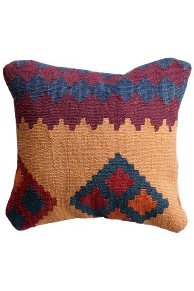 Rugtales Kelim Kissen 40x40cm von Rugtales