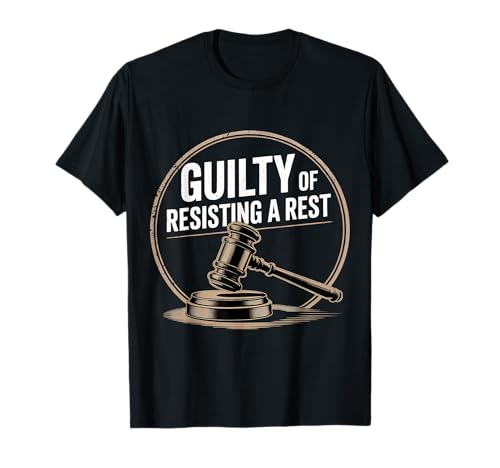 Guilty of Resisting A Rest Kleinkind Erziehung Mama Vater |- T-Shirt von Ruheloser Elternteil und Kleinkind Humor
