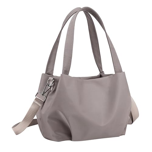 Handtasche Damen – Lässige -Umhängetasche Mit Mehreren Taschen, Verstellbare, Leichte Hüfttasche Mit Großem Fassungsvermögen Zum Einkaufen, Wandern, Fitness, Radfahren – Grau von Ruhnjyg