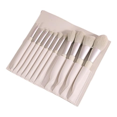 Make-up-Pinsel-Rolltasche – Tragbare Pinsel-Rolltasche, Faltbare Kosmetiktasche Mit 14 Steckplätzen Und Druckknöpfen, Reise-Kosmetik-Organizer Für Reisen Und Zuhause von Ruhnjyg