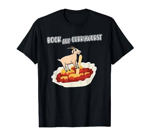 Herren Currywurst Männer Bratwurst, Bock Auf Currywurst T-Shirt von Ruhrpott Geschenke Für Männer Frauen Und Jungen