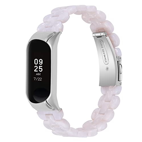 RuiRdot Armband für Mi Band 4, 5,5"-7,87" verstellbares Sportarmband leichtes Abnehmbares Gliederersatzband mit Faltschnalle Uhrenarmbänder kompatibel mit Mi Band3/Mi Band 4 (L09) von RuiRdot