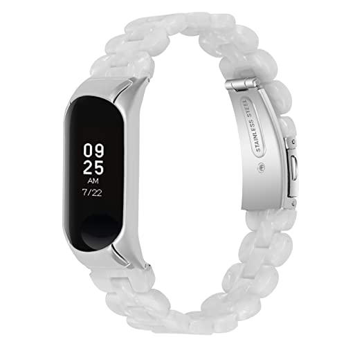 RuiRdot Armband für Mi Band 4, 5,5"-7,87" verstellbares Sportarmband leichtes Abnehmbares Gliederersatzband mit Faltschnalle Uhrenarmbänder kompatibel mit Mi Band3/Mi Band 4 (L12) von RuiRdot