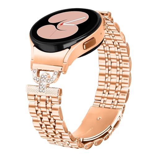 RuiRdot Ersatzband Kompatibel mit Galaxy Watch 7 6 5 4 40mm 44mm, verstellbares Armband Edelstahlband für Galaxy watch 5 Pro / 6 Classic 47mm / Watch 4 Classic (R04) von RuiRdot