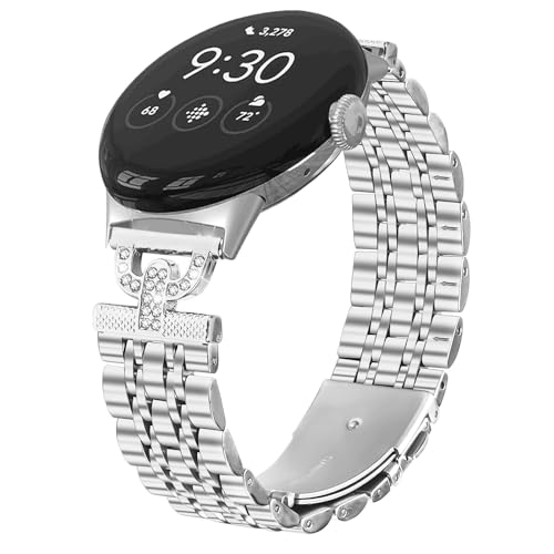 RuiRdot Ersatzband Kompatibel mit Goo gle Pixel 2, verstellbares Ersatzarmband Edelstahl Uhrenarmband für Goo gle Pixel 1 2022 / Goo gle Pixel 1 2023 (R01) von RuiRdot