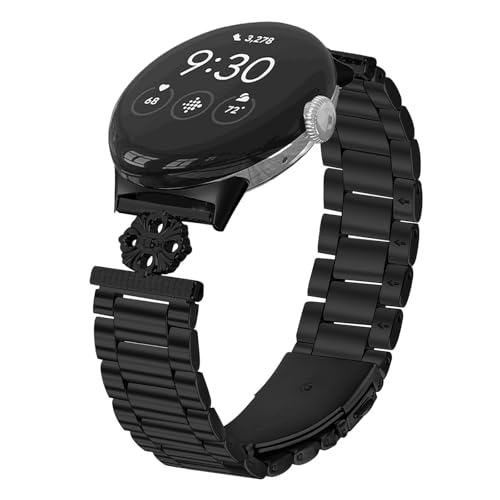 RuiRdot Metallband Kompatibel mit Goo gle Pixel 2, verstellbares Ersatzarmband Edelstahl Uhrenarmband für Goo gle Pixel 1 2022 / Goo gle Pixel 1 2023 (R02) von RuiRdot