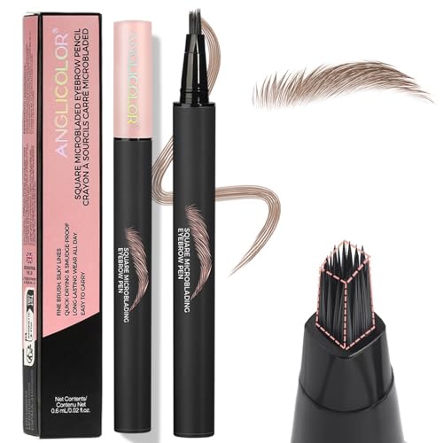 Augenbrauenstift Härchenzeichnung, Microblading Augenbrauenstift für Ausfüllen von lichten Stellen und Schaffen realistischer Augenbrauen, Waterproof, Langanhaltender, Vegan- 03# SLATE BROWN Augenbrauenstift Härchenzeichnung, Microblading Augenbrauenstift für Ausfüllen von lichten Stellen und Schaffen realistischer Augenbrauen, Waterproof, Langanhaltender, Vegan- 03# SLATE BROWN von Ruicen