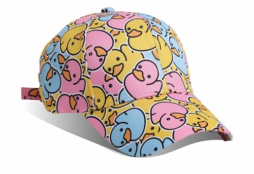 Ruijng Baseballkappe für Herren, verstellbar, atmungsaktiv, Baumwolle, für Outdoor-Sportarten, Ente Gelb, L/XL Ruijng Baseballkappe für Herren, verstellbar, atmungsaktiv, Baumwolle, für Outdoor-Sportarten, Ente Gelb, L/XL von Ruijng