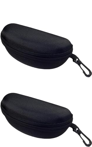 Ruikcoll Brillenetui, Halbhart Brillen Case,Groß Brillentasche,für Sonnenbrillen und Lesebrillen (3 Pack) von Ruikcoll