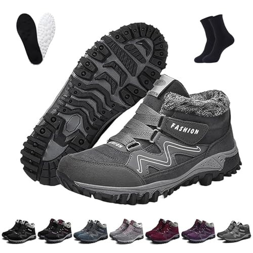 Ofreischuhe Solvema Orthopädische Winterschuhe, Orthofree Winter Shoes, Warm GefüTterte Snow Boots FüR sDamen Und Herren (B, Erwachsene, 38, Numerisch, EU Schuhgrößensystem, M) von Ruileyou