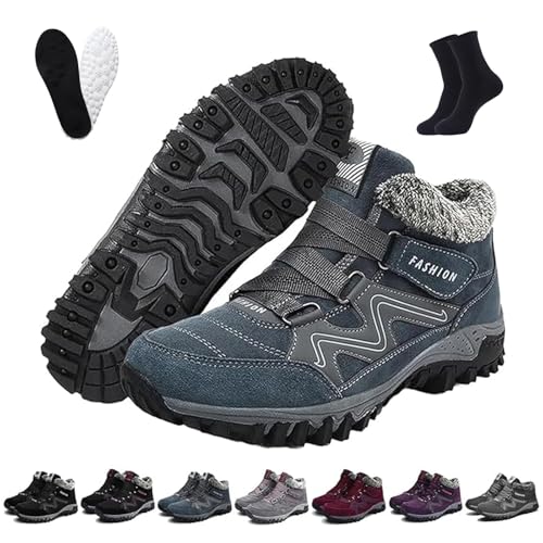 Ofreischuhe Solvema Orthopädische Winterschuhe, Orthofree Winter Shoes, Warm GefüTterte Snow Boots FüR sDamen Und Herren (D, Erwachsene, 35, Numerisch, EU Schuhgrößensystem, M) von Ruileyou