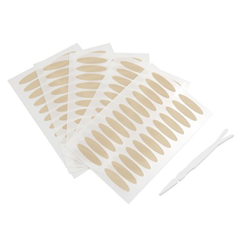 Ruilogod 1200 Paare Invisible natürlich aussehende Spitze Self Adhesive Doppel Augenlid Aufkleber Augen-Make-up-Tool w / 12 Gabeln von Ruilogod