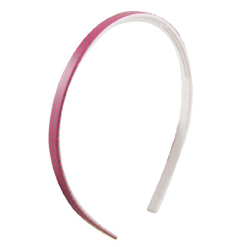 Ruilogod 2 stücke Fuchsia Kunststoff grün gepunktetes Muster Haarband für Dame Ruilogod 2 stücke Fuchsia Kunststoff grün gepunktetes Muster Haarband für Dame von Ruilogod