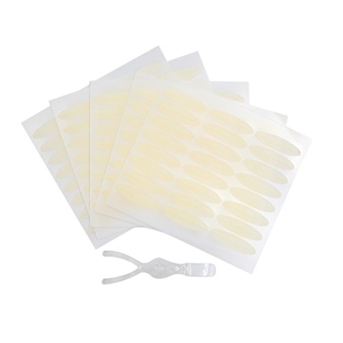 Ruilogod 360 Paare Invisible natürlich aussehende Breite Adhesive Doppel Augenlid Aufkleber-Verfassungs-Werkzeug w / 3 Gabeln von Ruilogod