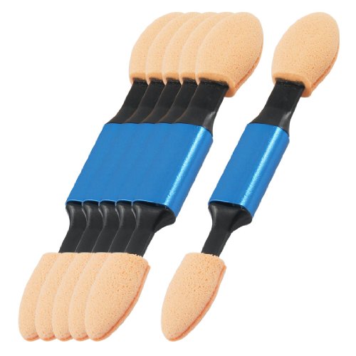 Ruilogod 6 PC-Blau-Legierung Griff Doppelendball Lidschatten Pinsel Make-up-Tool Ruilogod 6 PC-Blau-Legierung Griff Doppelendball Lidschatten Pinsel Make-up-Tool von Ruilogod