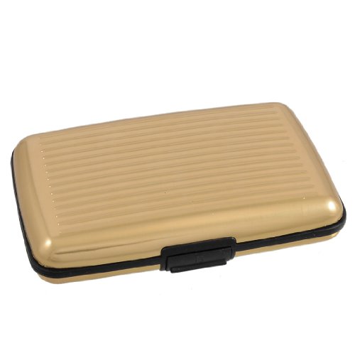 Ruilogod 6fach rechteckige VIP-Kreditkarten Halter Fall Organizer hellgelb von Ruilogod