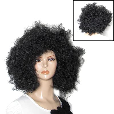 Ruilogod Bereit zum Tragen Kostüm Cosplay Party Perücke Curl auf Afro Haarteil schwarz von Ruilogod