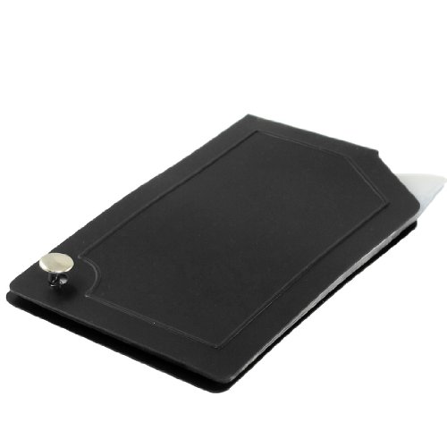 Ruilogod Black Aluminium-Gehäuse Flexibler Business-Kreditkarten-Taschen-Inhaber von Ruilogod