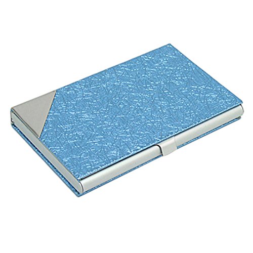 Ruilogod Blaue Blaue Paster-Oberfläche Aluminium-Visitenkarten-Koffer von Ruilogod