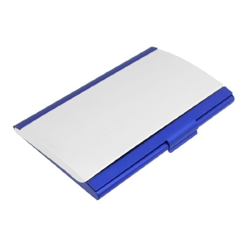 Ruilogod Blauer silberner Ton Aluminium-VIP-Name-Visitenkarten-Fallhalter von Ruilogod