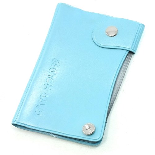 Ruilogod Blue Plastic Fit Größe 9 x 6cm Kartenhalter für Geschäftsleute von Ruilogod