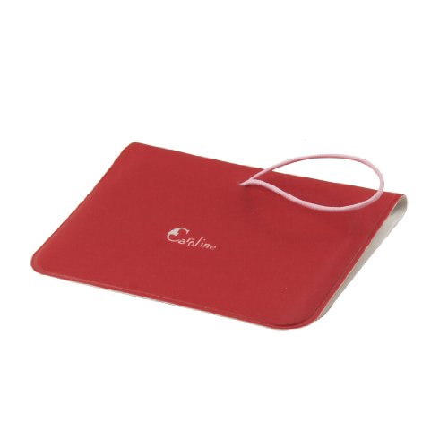 Ruilogod Bowknot Muster 12 Taschen Business Kreditkarten Case Beutel Rot W Handgurt von Ruilogod