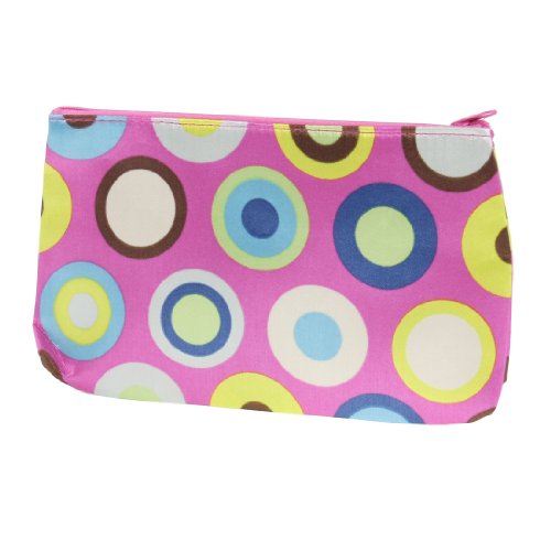 Ruilogod Bunte punktierte Reißverschluss Polyester-Kosmetik-Beutel für Frau von Ruilogod