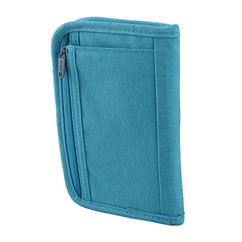 Ruilogod Business Travel Passport Inhaber Credit ID-Karte Geldbörse-Abdeckung Dokumenttasche Himmelblau von Ruilogod
